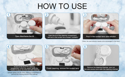 Ultrasonic Eye Contact Cleaner