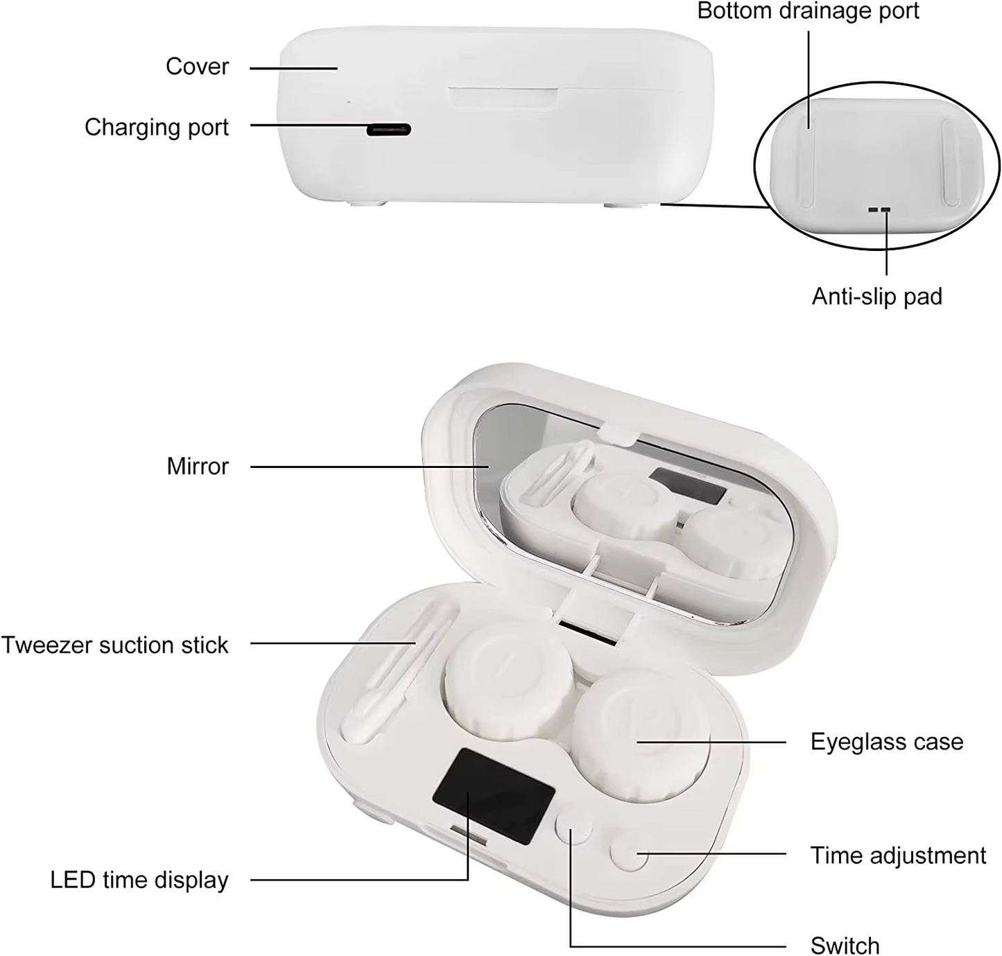 Ultrasonic Eye Contact Cleaner